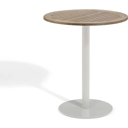 Oxford Garden® Travira 36" Outdoor Bar Table - Tekwood Vintage