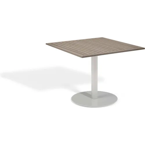 Oxford Garden® Travira 36" Square Outdoor Bistro Table - Tekwood Vintage