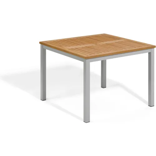 Oxford Garden® Travira 39" Outdoor Table - Tekwood Natural