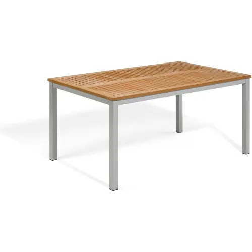 Oxford Garden® Travira 63" Outdoor Table - Tekwood Natural