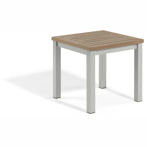 Oxford Garden® Travira Outdoor End Table - Tekwood Vintage