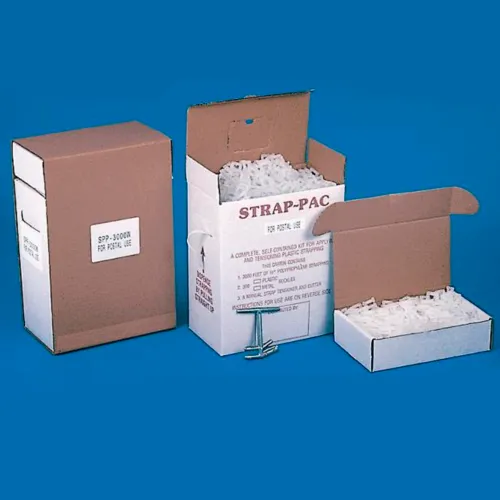Pac Strapping Polypropylene Kit w/ Tensioner & Buckles, 3000'L x 1/2" Strap Width Coil, White