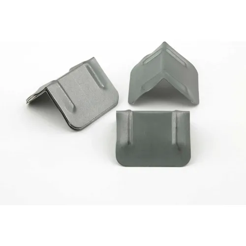 Pac Strapping Steel Strap Guard Corner Protectors, 2"L x 3"W, Silver, Pack of 500