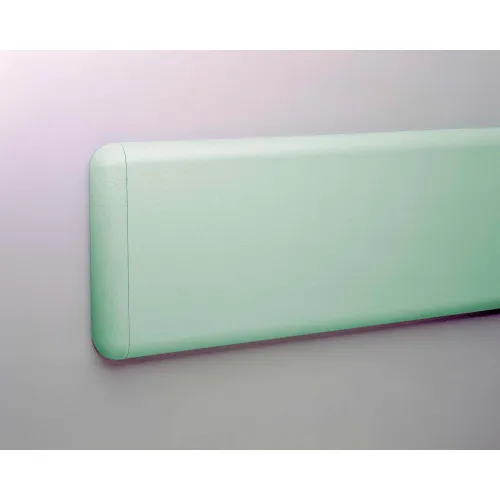 Pawling® WG-8CP-12-313 PETG Crash-Rail-Type Wall Guard, 12' x 1" x 8"