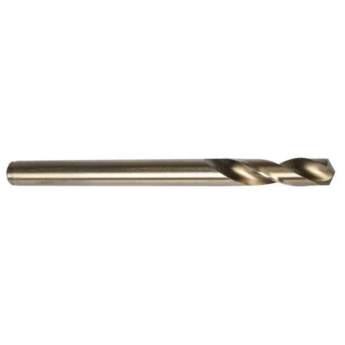 Precision Twist Drill 5999867 | 19/64" Diameter 4-3/8" OAL 135 Degree Cobalt High Speed Steel Bronze Jobber Length Drill Bit