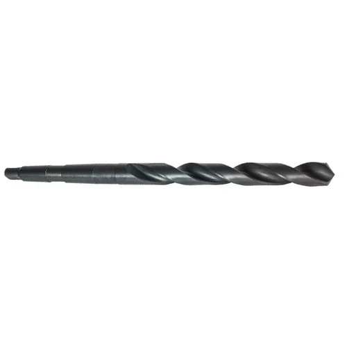 Precision Twist Drill 5999934 | 1/2" Diameter 7-3/4" OAL 118 Degree High Speed Steel Steam Oxide Taper Shank Drill Bit
