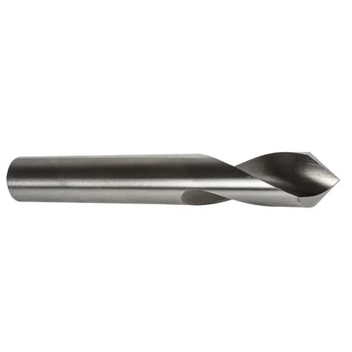 Precision Twist Drill 6000078 | 3/8" Diameter 3-1/8" OAL 120 Degree High Speed Steel Bright Finish Spotting Drill