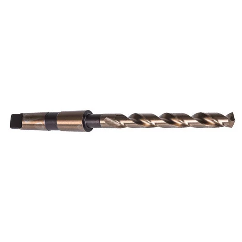 Precision Twist Drill 6000878 | 7/8" Diameter 10-3/4" OAL 135 Degree Cobalt High Speed Steel Bronze Taper Shank Drill Bit