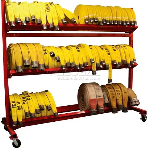 Ready Racks™ Three-Tier Hose Cart - Holds Up to 3000' of 2-1/2" Hose