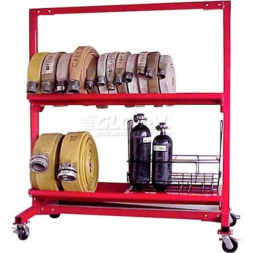 Ready Racks™ Two-Tier Hose Cart - Holds Up to 1300' of 2-1/2" Dia. Hose