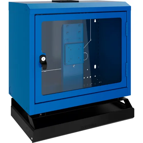 Rousseau R5MCA-2453 Wall-Mounted Cabinet with Polycarbonate Door and Keyboard & Mouse Support