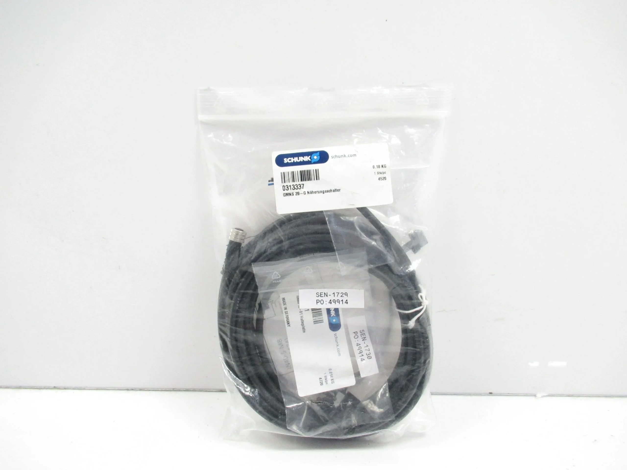 Schunk 0313337 GMNS 28-G Proximity Switch Straight Kit