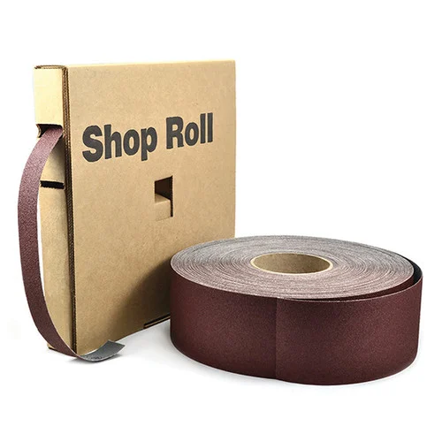 Superior Abrasives 12107 | SHUR-KUT 1" x 50 yd. 60 Grit Aluminum Oxide Resin Cloth Shop Roll