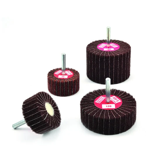 Superior Abrasives 35804 | SHUR-BRITE 2" x 1" x 1/4" 120 Grit Heavy Duty Satin Finishing Mounted Duplex Wheel
