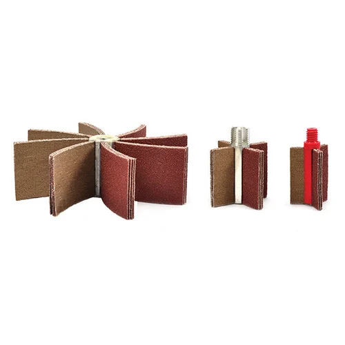 Superior Abrasives 39181 | SHUR-KUT 3-1/8" to 4" x 1/2"-20 80 Grit Male Aluminum Oxide Bore Polisher