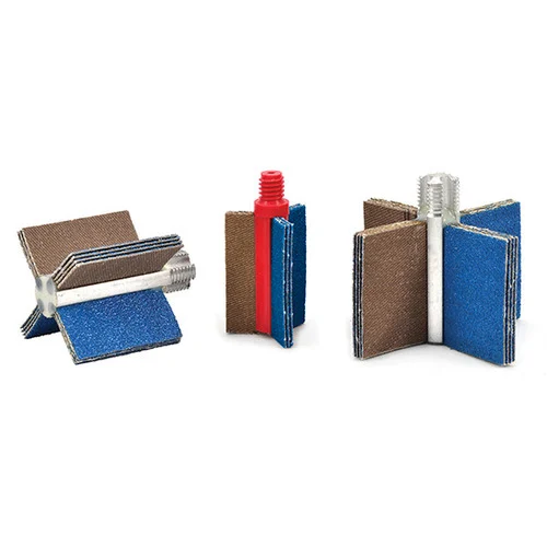 Superior Abrasives 46178 | SHUR-KUT 1-1/2" to 2" x 1/2"-20 80 Grit Male Zirconia Bore Polisher