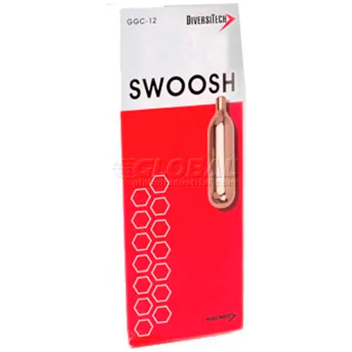 Swoosh CO2 Gallo Gun Cartridges GGC-12 2000 PSI, 12 Cartridges Per Pack
