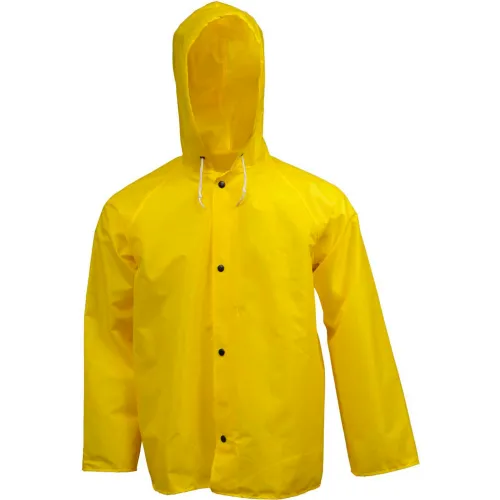 Tingley® J21107 Eagle™ Storm Fly Front Hooded Jacket, Yellow, Medium