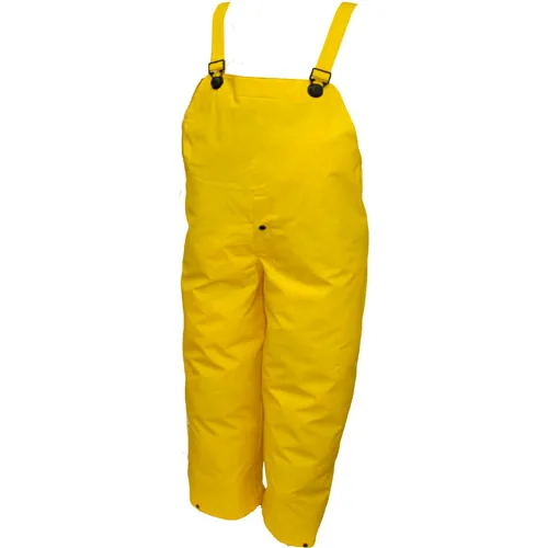 Tingley® O56107 DuraScrim™ Snap Fly Front Overall, Yellow, 5XL