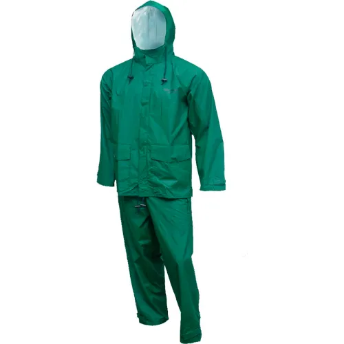 Tingley® S66218 Storm-Champ® 2 Pc Suit, Forest Green, Attached Hood, XL