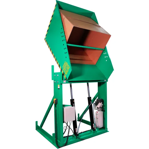Valley Craft® Heavy Duty Box Dumper, 48" Dump, 48" x 51" Chute, 4000 lb. Capacity