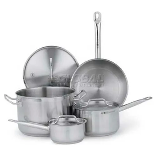 Vollrath® 3820 - Optio Deluxe Cookware Set, 2 Sauce Pans, 1 Fry Pan, With Covers
