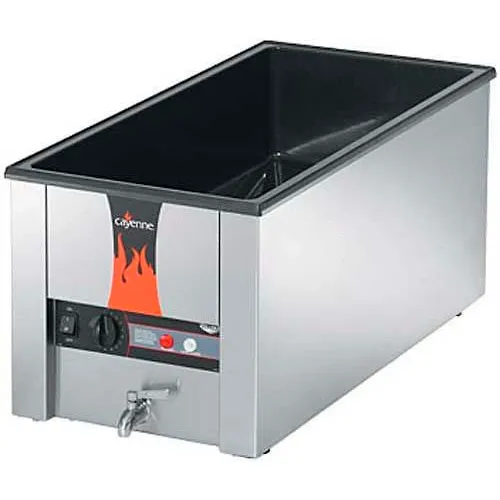 Vollrath® Cayenne Model T43R Heat 'N Serve. 4/3 Rethermalizer, 72055, W/O Drain, 1600 Watt