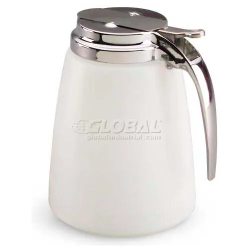 Vollrath® Dripcut Servers With Plastic Jars, 2748, 48 Oz. Capacity, Chrome Plated Tops - Pkg Qty 6