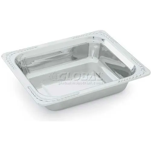 Vollrath® Intrigue Replacement 6 Quart Food Pan, 46137, Stainless Steel