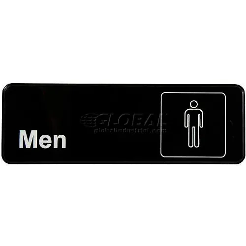 Vollrath® Men Sign, 4515, 3" X 9"