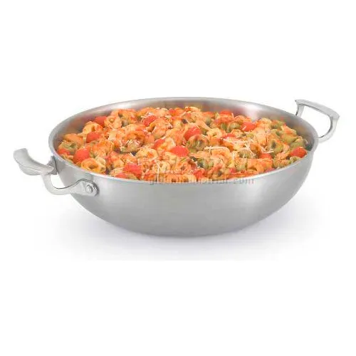 Vollrath® Miramar 13" Stir Fry Server Without Cover, 49428, 6.3125 Quart Capacity, Satin Finish