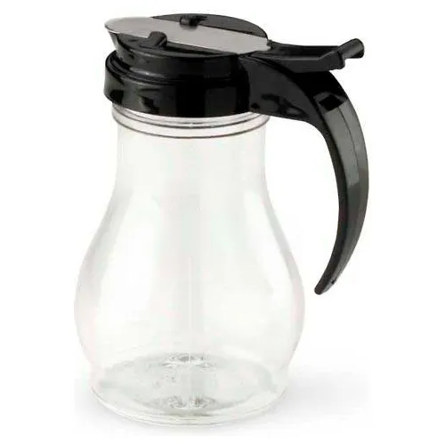 Vollrath® Polycarbonate Jar, 1606-18, 7 Oz. Capacity, W/ Almond Top - Pkg Qty 12