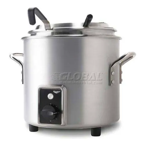 Vollrath® Retro Stock Pot Kettle Rethermalizer, 7217210, 11 Quart, Natural Finish