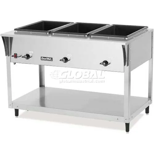 Vollrath® ServeWell Sl Hot Food Table, 38218, 4-Well, 13.3 Amp