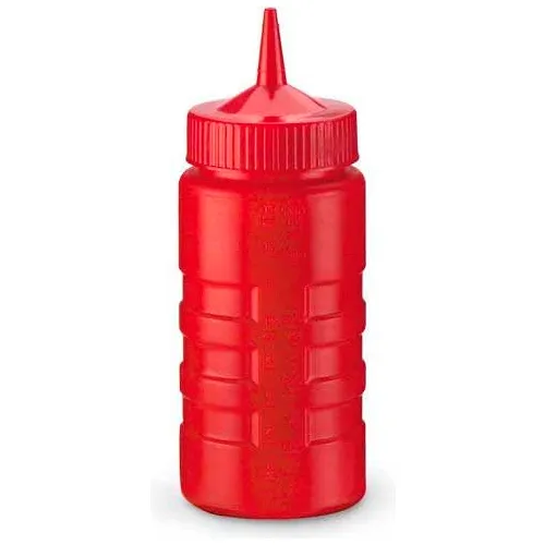 Vollrath® Traex Squeeze Dispensers, 4916-02, Wide Mouth, 16 Oz. - Pkg Qty 12