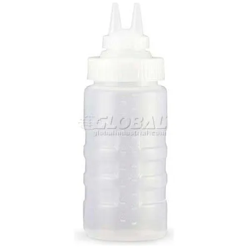 Vollrath® Traex Wide Mouth Squeeze Bottle Kits, 22016-13, 16. Oz., Clear - Pkg Qty 12