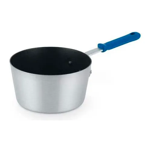 Vollrath® Wear-Ever Tapered Sauce Pan, Z434412, 9-1/8" Bottom Diameter, 4-1/2 Quart Capacity - Pkg Qty 6