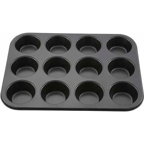 Winco AMF-12NS Non-Stick Muffin Pan, 12 Cup - Pkg Qty 24