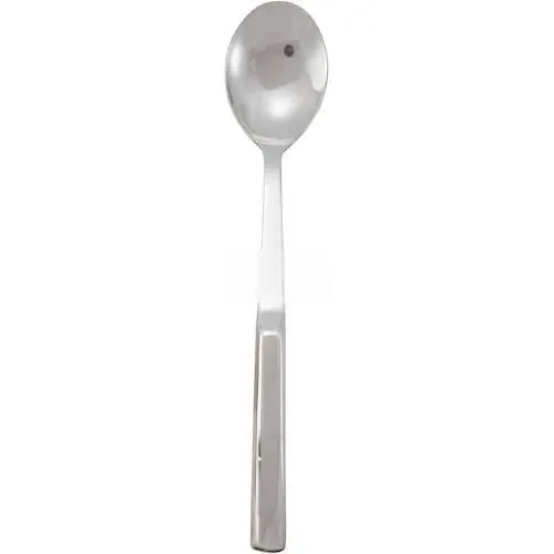 Winco BW-SS1 Solid Spoon, Black Nylon, 12/Pack