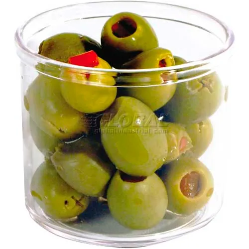 Winco CJ-7P Condiment Jar, 7 oz, Plastic, 12/Pack