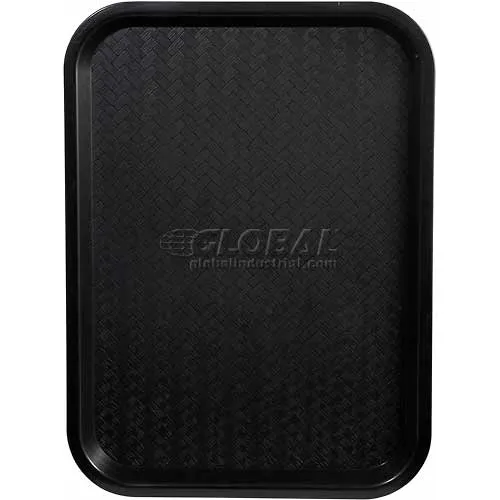 Winco FFT-1216K Fast Food Tray, Black, 12"x 16" - Pkg Qty 12