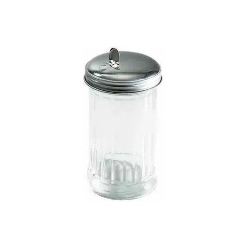 Winco G-102 Sugar Pourers W/ Flap Tops, 12 Per Pack
