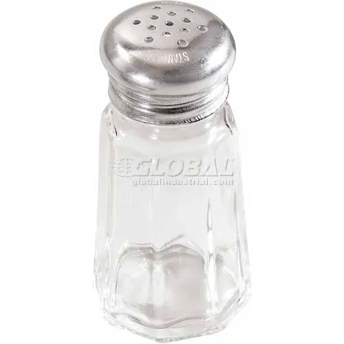 Winco G-105 Paneled Shakers W/ Mushroom Tops - Pkg Qty 3