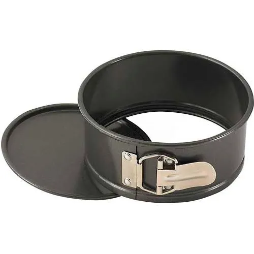 Winco HSP-063 Heavy Duty Spring Form Pan, 6" Diameter, Aluminized Steel - Pkg Qty 3