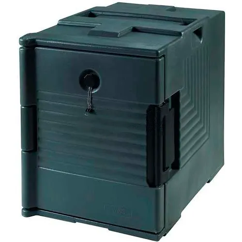 Winco IFT-1 Insulated Food Transporter, 2-1/2" - 8" Deep Pans, Polypropylene, Green