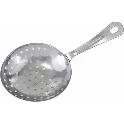 Winco JST-1 Julep Strainer, Stainless Steel - Pkg Qty 24
