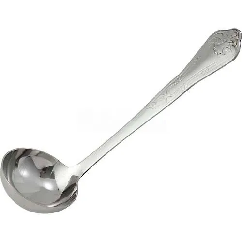 Winco LE-2 Elegance Ladle, 2 oz., 9"L, Stainless Steel - Pkg Qty 24