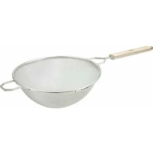 Winco MST-10S Fine Mesh, 10-1/4" Diameter, Stainless Steel - Pkg Qty 12