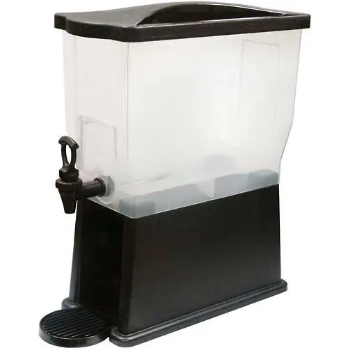 Winco PBD-3 Beverage Dispenser, 3 Gal, 18.9"L, 8-3/16"W, 20-3/8"H, Polycarbonate