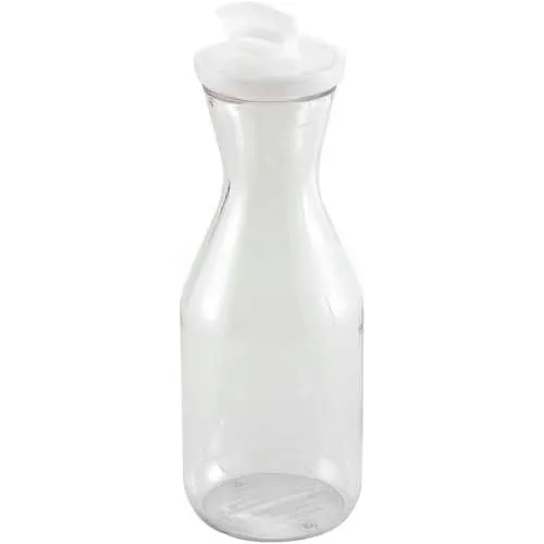 Winco PDT-15 Decanter W/ Lid, 51 Oz, Polycarbonate - Pkg Qty 24
